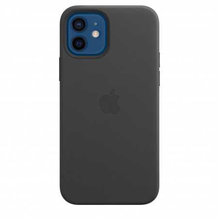 Funda MagSafe Cuero iPhone 12 Negro