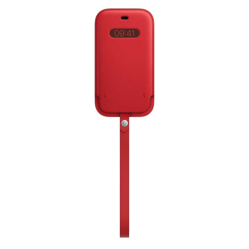 Funda Int. Cuero iPhone 12 Rojo