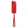 Funda Int. Cuero iPhone 12 Rojo