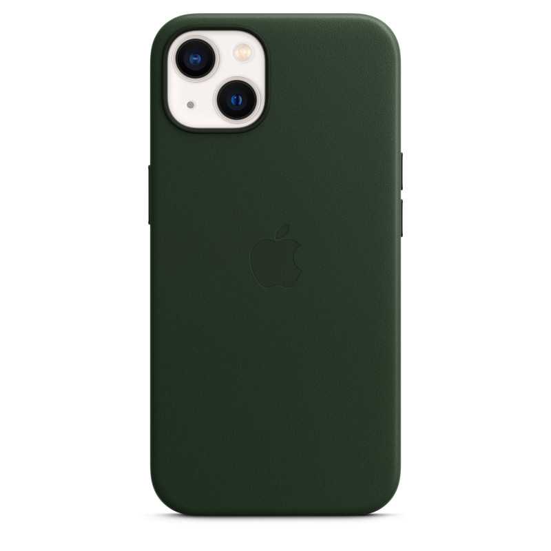 Funda Cuero iPhone 13 Verde