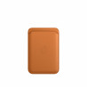 Cartera Cuero MagSafe iPhone Ocre