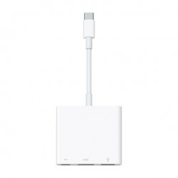 Adaptador Multipuerto USBC a AV Blanco