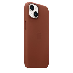 Funda MagSafe Cuero iPhone 14 Ocre