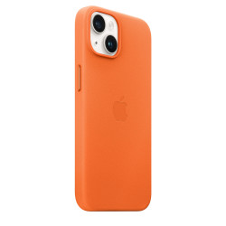 Funda MagSafe Cuero iPhone 14 Naranja