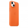 Funda MagSafe Cuero iPhone 14 Naranja