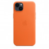 Funda Cuero iPhone 14 Plus Naranja