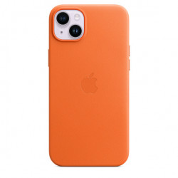 Funda Cuero iPhone 14 Plus Naranja