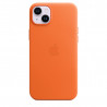 Funda Cuero iPhone 14 Plus Naranja