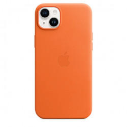 Funda Cuero iPhone 14 Plus Naranja