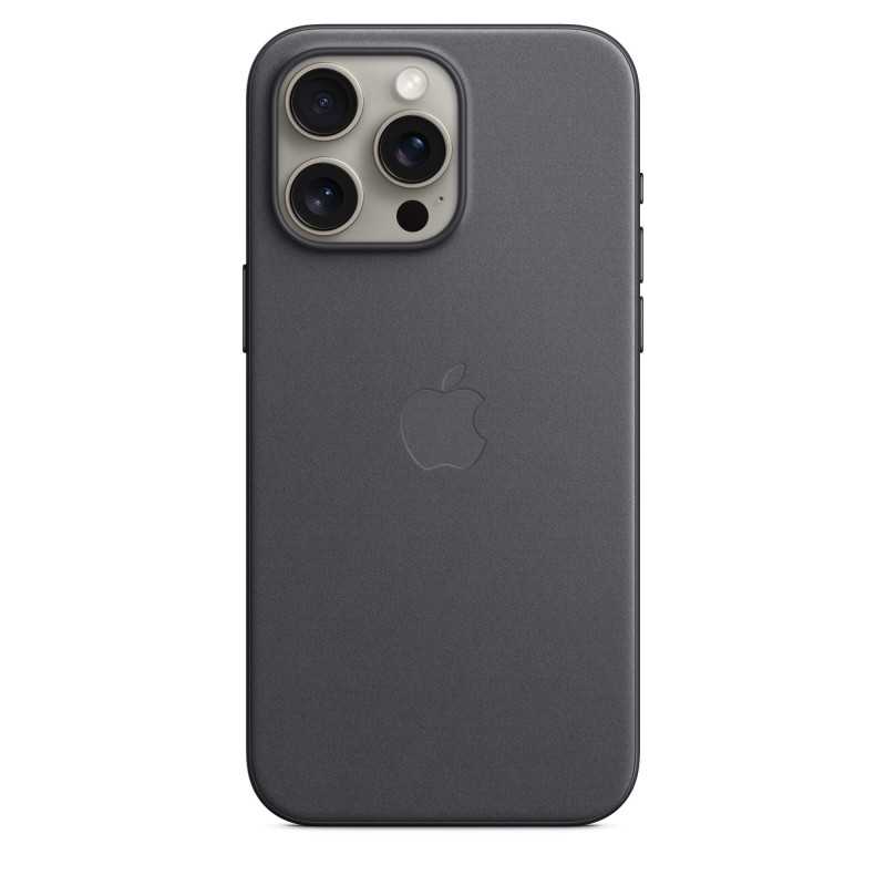 Funda tejido fino iPhone 15 Pro Max Negro