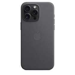 Funda tejido fino iPhone 15 Pro Max Negro