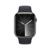 Watch 9 Acero 45 Cell Grafito Correa Negro S M