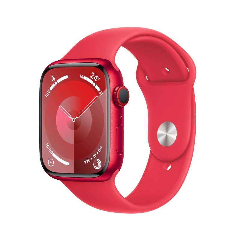 Watch 9 Aluminio 45 Cell Rojo M L