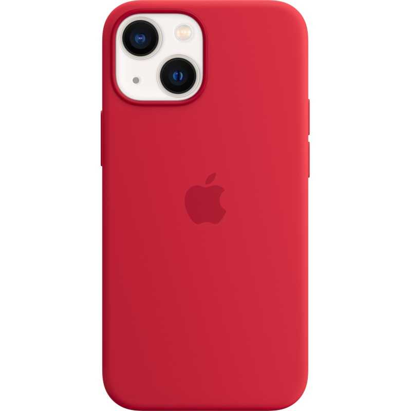 Funda Silicona iPhone 13 Mini Rojo