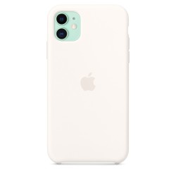 Funda Silicona iPhone 11 Blanco