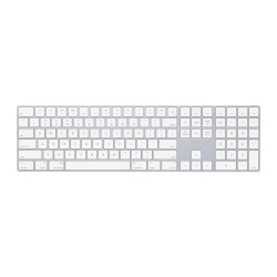 Teclado Numérico Inglés Plata