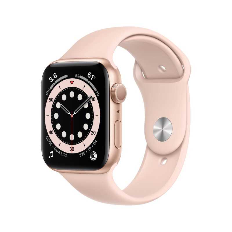 Watch 6 GPS 44 Aluminio Oro Rosa