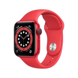 Watch 6 GPS Celular 40 Aluminio Rojo