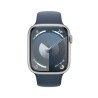 Watch 9 aluminio 45 Plata Correa azul S M