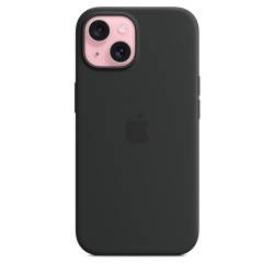 Funda iPhone 15 Silicona Negro