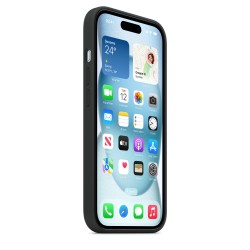 Funda iPhone 15 Silicona Negro