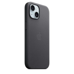 Funda tejido fino iPhone 15 negro