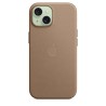 Funda tejido fino iPhone 15 Gris Pardo