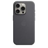 Funda tejido fino iPhone 15 Pro Negro