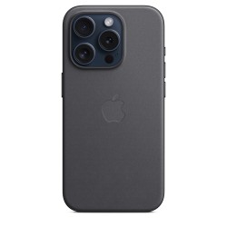 Funda tejido fino iPhone 15 Pro Negro