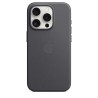 Funda tejido fino iPhone 15 Pro Negro