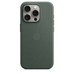 Funda tejido fino iPhone 15 Pro Verde