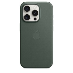 Funda tejido fino iPhone 15 Pro Verde