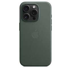 Funda tejido fino iPhone 15 Pro Verde