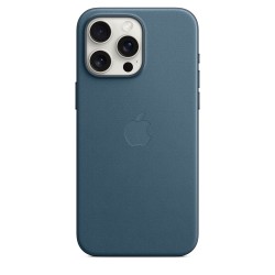 Funda tejido fino iPhone 15 Pro Max Azul